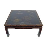 CHINESE LACQUERED OPIUM TABLE