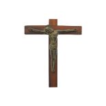 19TH-CENTURY FRENCH BRONZE CRUCIFIX