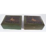 PAIR OF 19TH-CENTURY JAPANESE LACQUERED BOXES