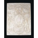 PAIR OF NEO-CLASSICAL PLASTER PLAQUES