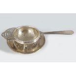 SHEFFIELD PLATED TEA STRAINER