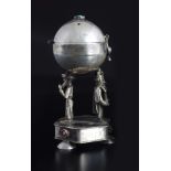 19TH-CENTURY RUSSIAN SILVER SPICE GLOBE