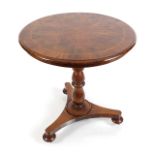19TH-CENTURY MALTESE YEW WOOD CENTRE TABLE