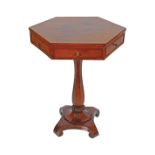 19TH-CENTURY MAHOGANY DRUM TABLE