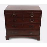 GEORGE III MAHOGANY BACHELOR'S CHEST