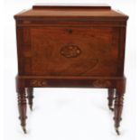 REGENCY PERIOD MAHOGANY WINE CELLARET