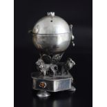 19TH-CENTURY RUSSIAN SILVER SPICE GLOBE