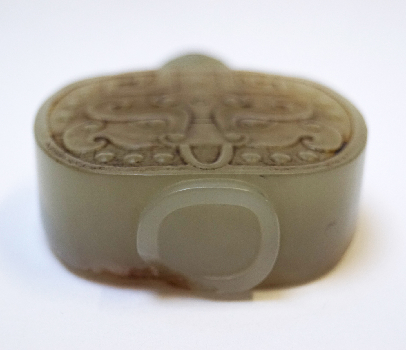 CHINESE QING PERIOD JADE SNUFF BOTTLE - Image 4 of 5