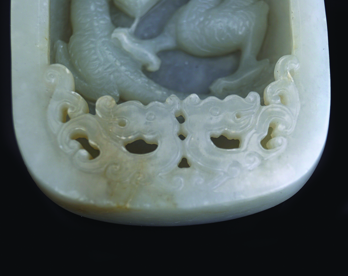 CHINESE QING PERIOD JADE SCHOLAR'S BRUSH WASHER - Image 4 of 4