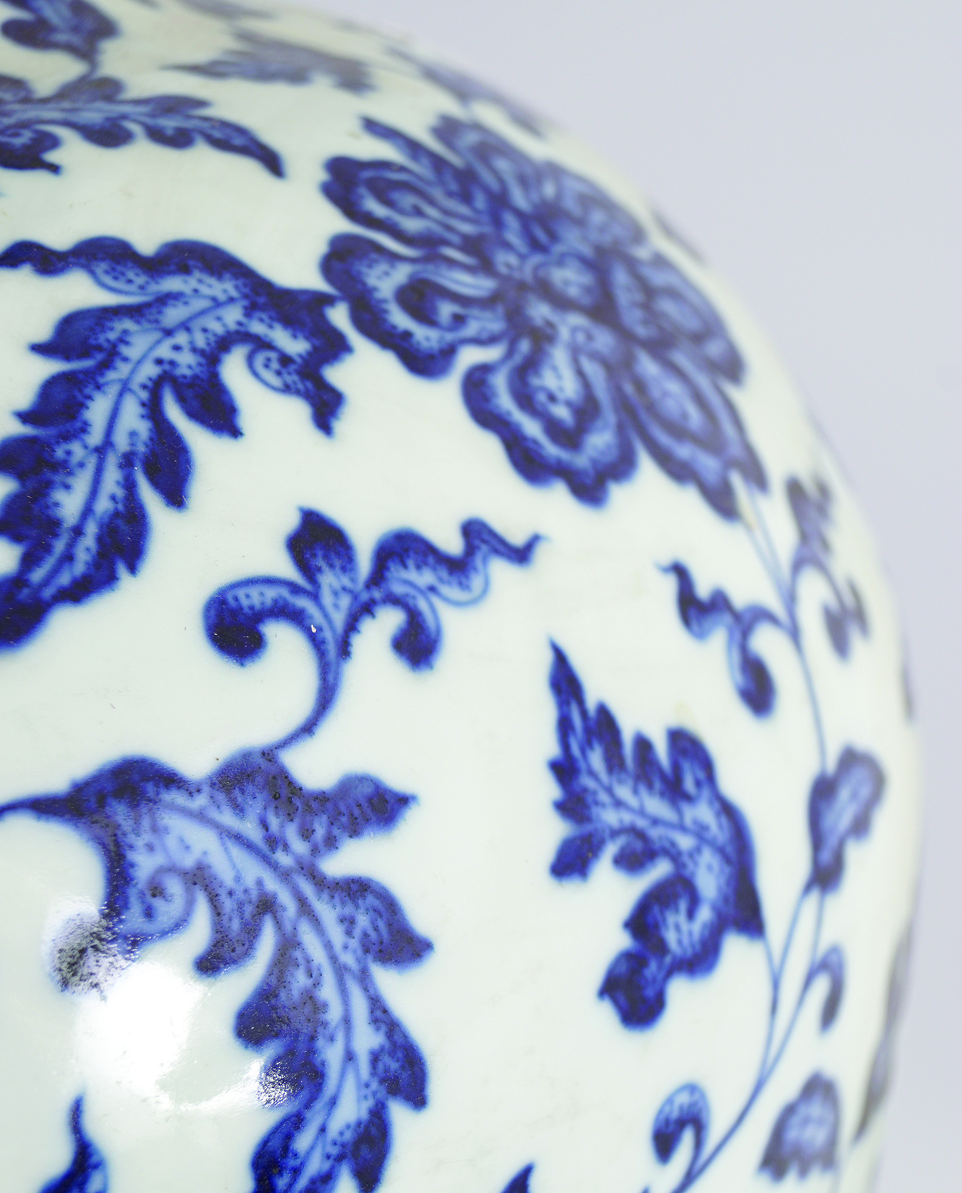 CHINESE QING PERIOD MEIPING BLUE & WHITE VASE - Image 3 of 7