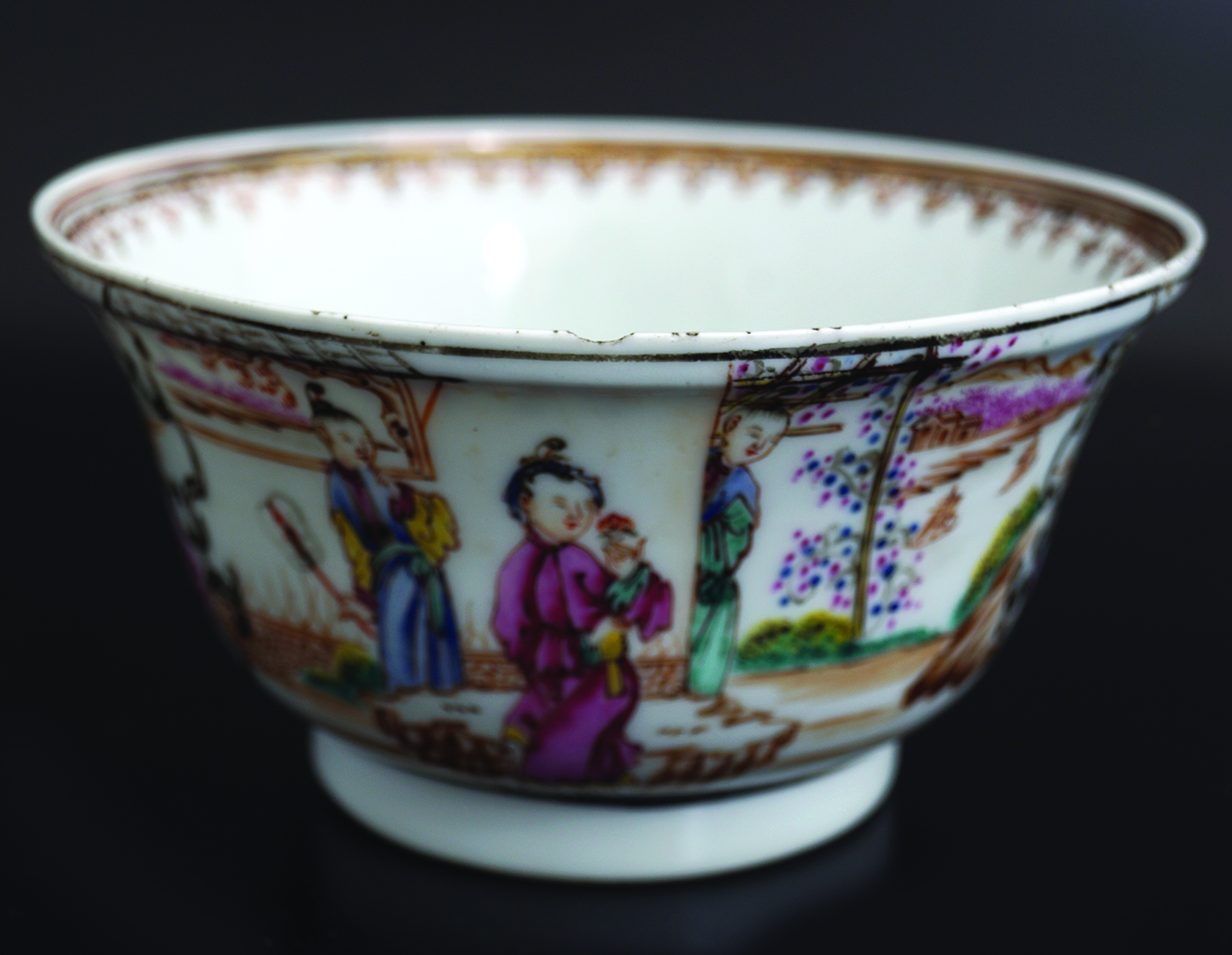 CHINESE QING PERIOD FAMILLE ROSE BOWL - Image 4 of 5