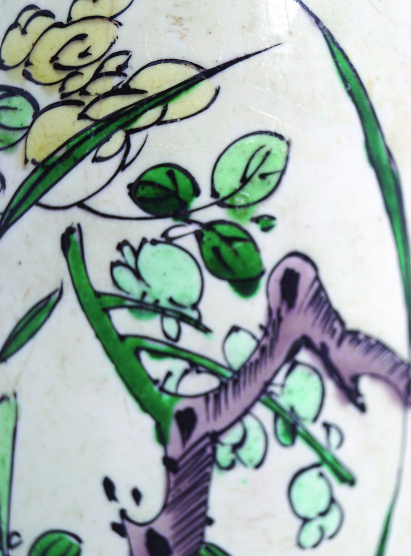 19TH-CENTURY CHINESE FAMILLE VERTE SLEEVE VASE - Image 3 of 5