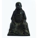 CHINESE QING PERIOD BRONZE BUDDHA