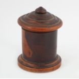 EARLY 19TH-CENTURY TURNED HARDWOOD TOBACCO