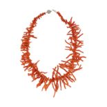 NATURAL CORAL NECKLACE