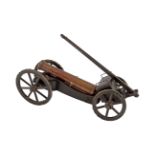 19TH-CENTURY METAL CANNON