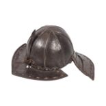 17TH-CENTURY TAIL HELMET