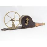 19TH-CENTURY BRASS AND COPPER BELLOWS