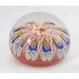 MILLEFIORI GLASS PAPERWEIGHT