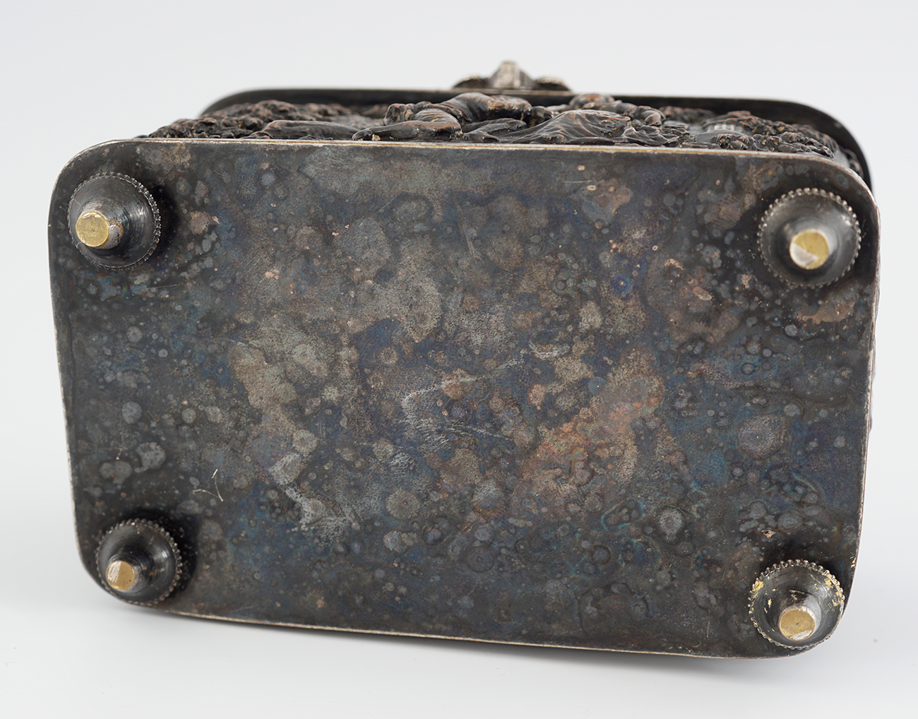 19TH-CENTURY PLATED JEWELLERY BOX - Image 7 of 10