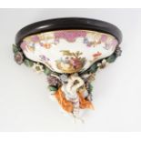 19TH-CENTURY GERMAN PORCELAIN WALL BRACKET