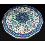 IZNIK OCTAGONAL CENTREPIECE