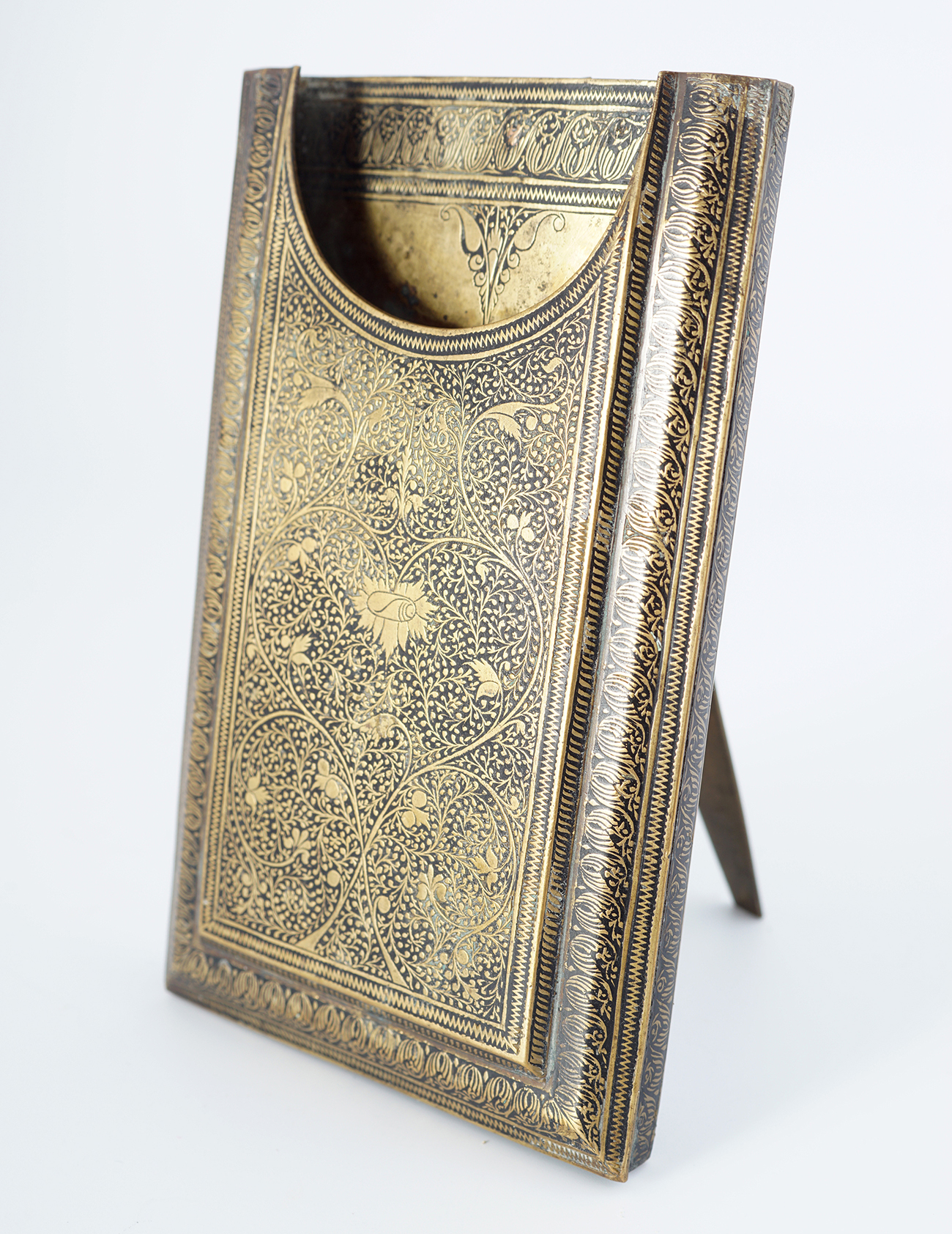 19TH-CENTURY CALLING CARD HOLDER