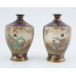 PAIR OF 19TH-CENTURY SATSUMA VASES