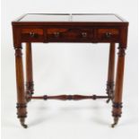 RARE 19TH-CENTURY ROSEWOOD COLLECTOR'S TABLE