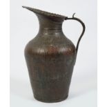 LARGE 19TH-CENTURY PERSIAN BRONZE EWER