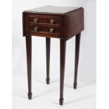 GEORGE III MAHOGANY PEMBROKE TABLE