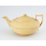 WEDGWOOD CANEWARE POTTERY TEAPOT