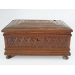 19TH-CENTURY CARVED VANITY BOX