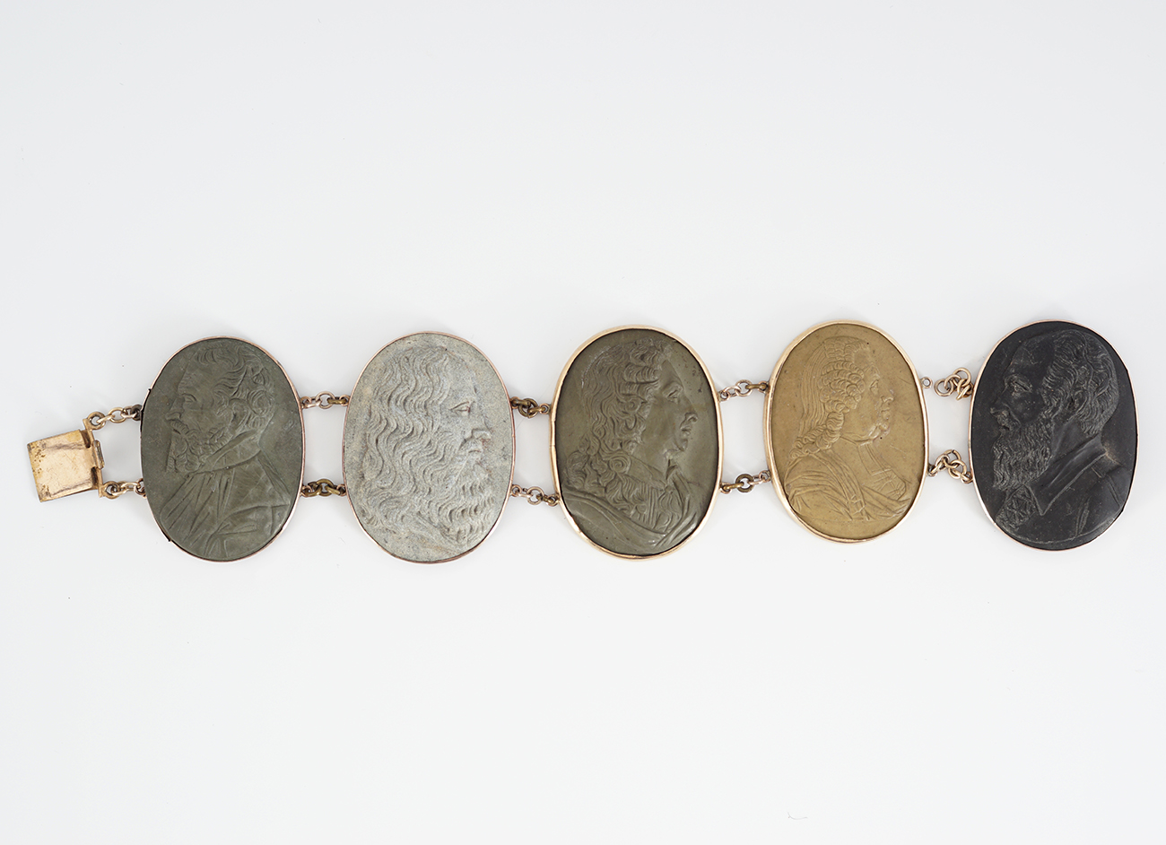 MOUNT VESUVIUS LAVA MEDALLIONS BRACELET