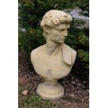 CLASSICAL MOULDED STONE BUST