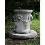 NEO-CLASSICAL MOULDED STONE WELLHEAD
