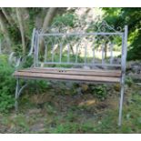 METAL GARDEN BENCH