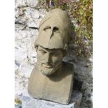 CLASSICAL MOULDED STONE BUST