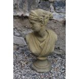 MOULDED STONE BUST