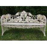 19TH-CENTURY COALBROOKDALE CAST IRON BENCH