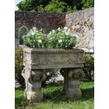 NEO-CLASSICAL LIMESTONE PLANTER