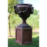 LARGE ESTATE TERRACOTTA URN