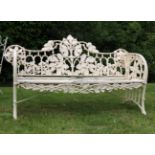 19TH-CENTURY COALBROOKDALE CAST IRON BENCH