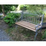 METAL GARDEN BENCH