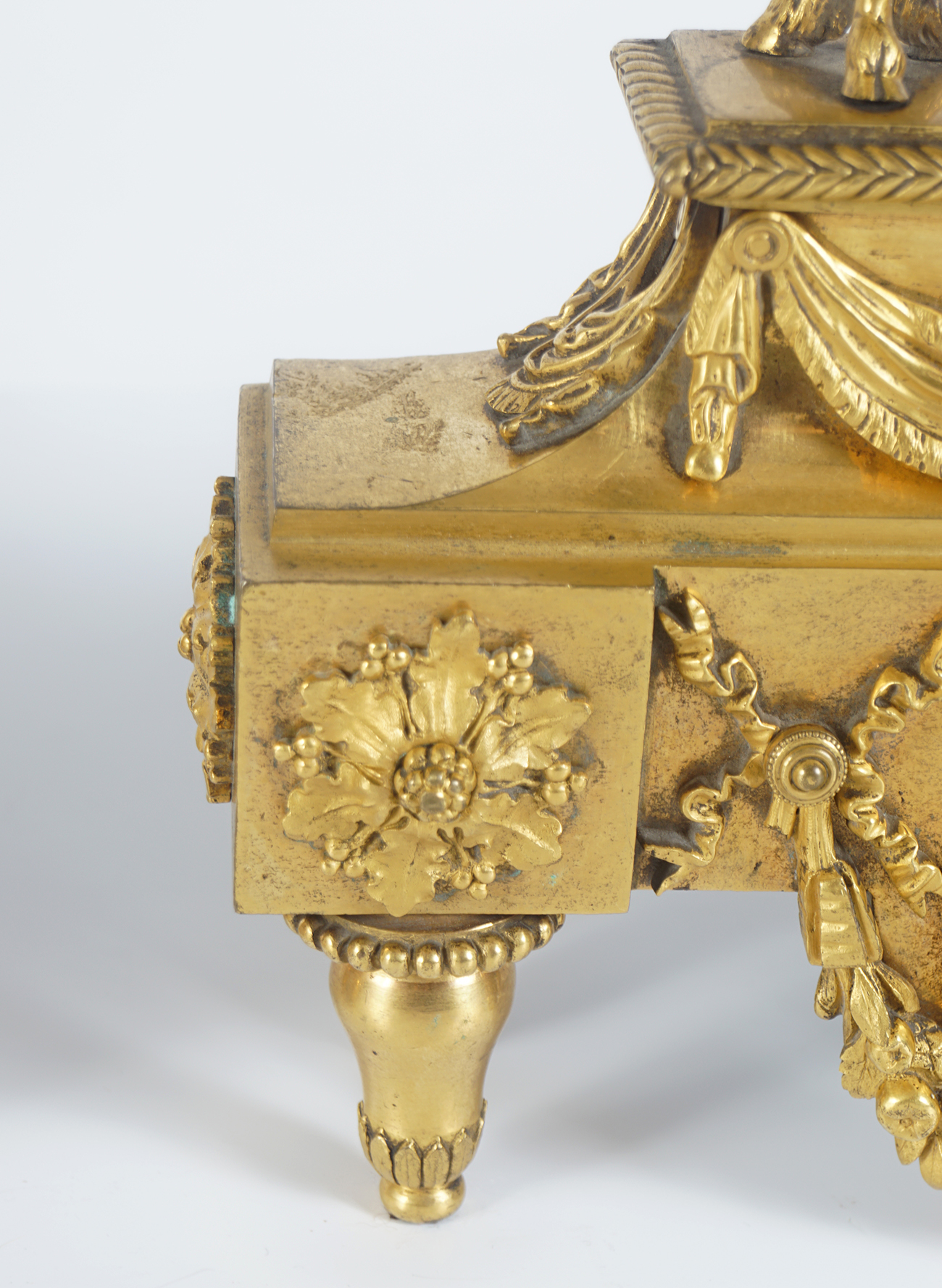 PAIR OF REGENCY ORMOLU FIRE DOGS - Image 3 of 5