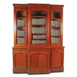 LARGE 19TH-CENTURY MAHOGANY BOOKCASE