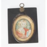 18TH-CENTURY OVAL PORTRAIT MINIATURE