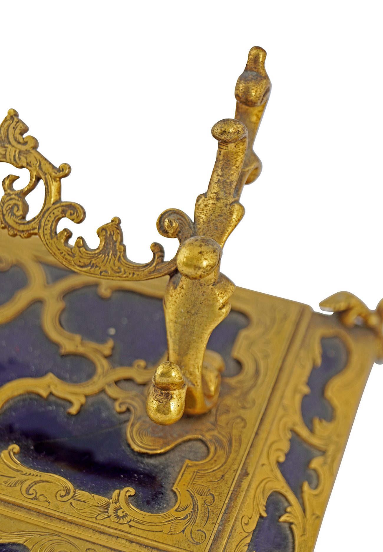 19TH-CENTURY GILT BRONZE LETTER RACK - Image 3 of 3