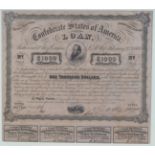 CONFEDERATE STATES OF AMERICA BOND