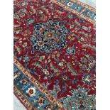 WEST PERSIAN BIDJAR SILK AND WOOL CARPET